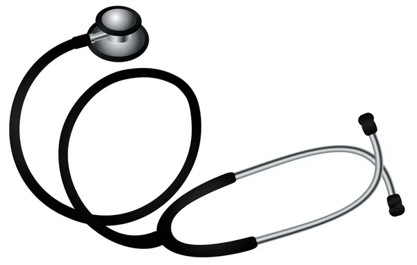Illustration de dispositif médical stéthoscope — Image vectorielle