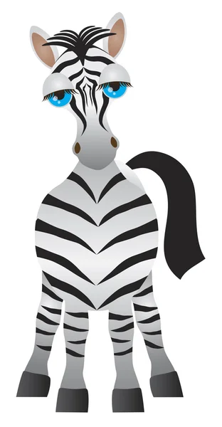 Illustrazione zebra — Vettoriale Stock