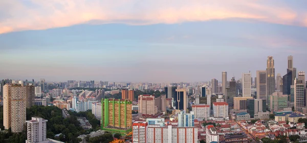 Singapur chinatown cityscape panorama — Stok fotoğraf