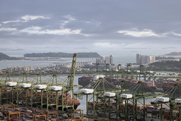 Přístav Singapur — Stock fotografie