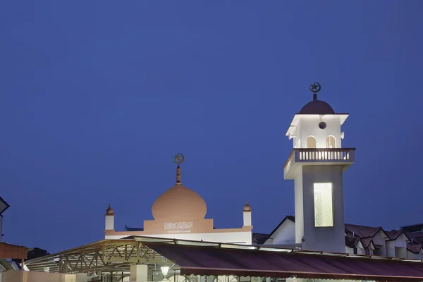 Mesquita Abdul Razak na hora azul — Fotografia de Stock