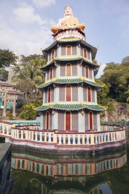 Buda Pagoda üstüne oturan heykeli