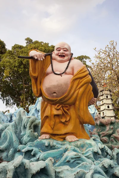 Ho tai ευτυχής άγαλμα του Βούδα στο haw par villa — Φωτογραφία Αρχείου