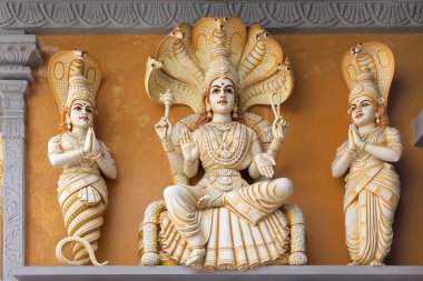 Hindu God Patanjali Statue clipart