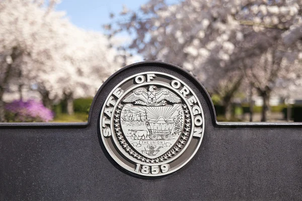 Selo do Estado do Oregon — Fotografia de Stock