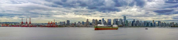 Porto de Vancouver BC Panorama — Fotografia de Stock