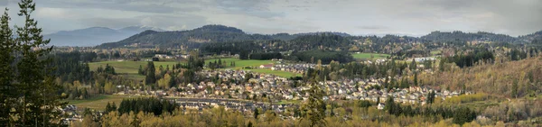 Happy valley förorts panorama — Stockfoto