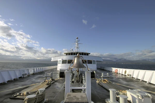 Bow of Ship with Bell — Stock Photo, Image