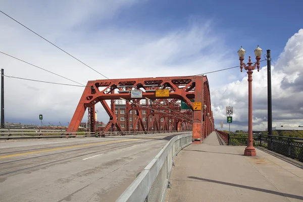 Broadway bridge portland oregon — Stockfoto