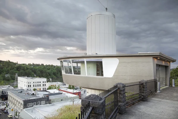 Deck de observação de elevador municipal em Oregon City — Fotografia de Stock