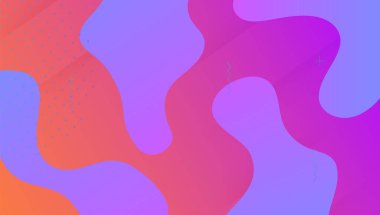 Soyut Poster. Sanat Modern Arkaplan. Violet Grafik Bayrağı. N