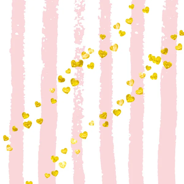 Adore Les Confettis Peinture Mères Rayées Élément Vacances Jaune Étoile — Image vectorielle