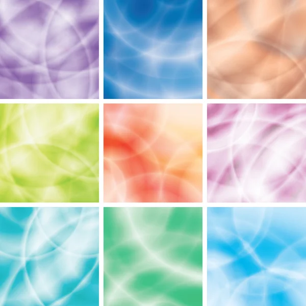Colorful background set — Stock Vector