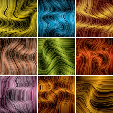 vektör arka plan set (eps10, cmyk renk)