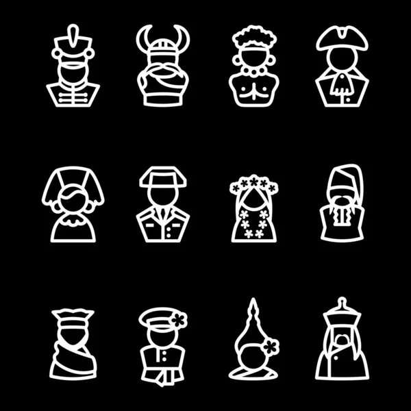 Bilgisayar Icon set — Stok Vektör