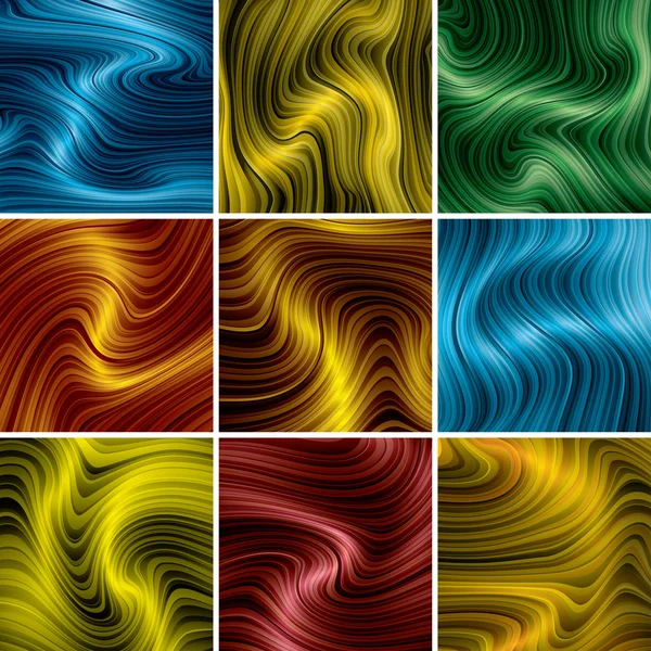 Ensemble de fond abstrait vectoriel (eps10, couleurs CMJN ) — Image vectorielle