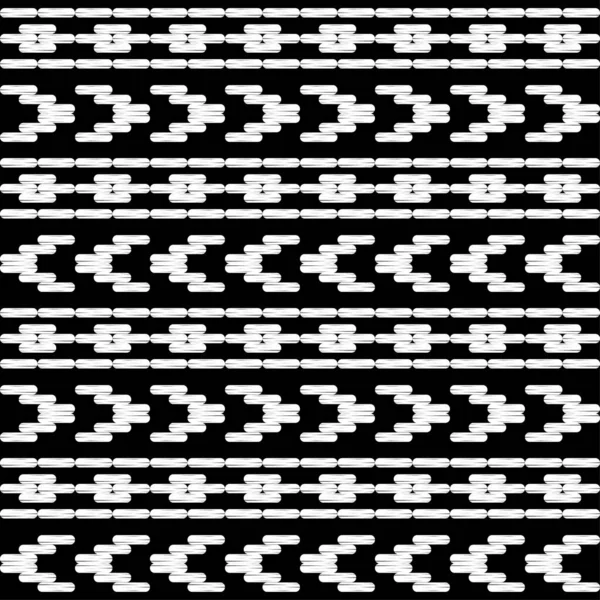 Mosaic Striped Geometric Figures Ethnic Boho Ornament Seamless Pattern Design — Wektor stockowy