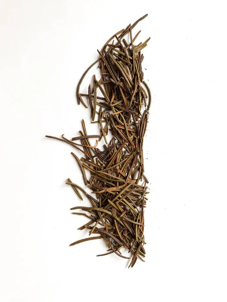 Trockene Zweige Von Ledum Palustre Aus Nächster Nähe Aromatherapie Mit — Stockfoto