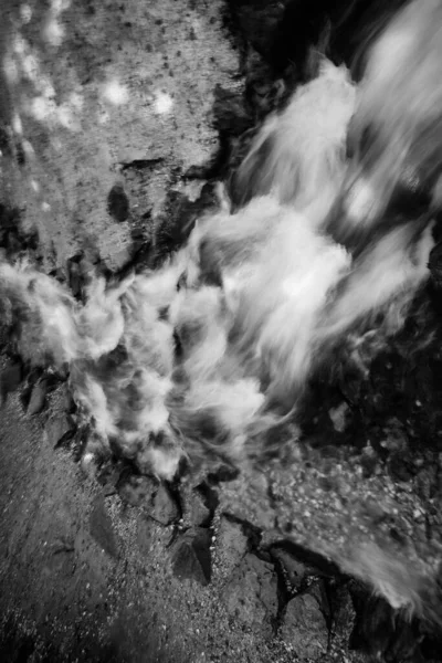 Black White Texture Water Blurring Blurring Image Soft Focus Defocusing — Stock Photo, Image