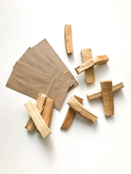 Natural Incense Made Palo Santo Wood Aromatherapy Palo Santo Sticks — Stock Photo, Image