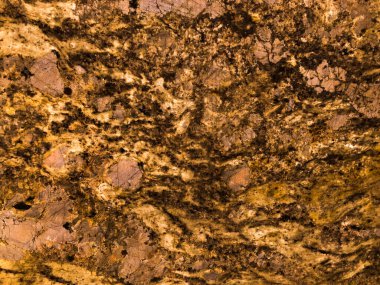 Doğal mineralden yapılmış taş bir duvarın dokusu, yakın plan, makro fotoğrafçılık.