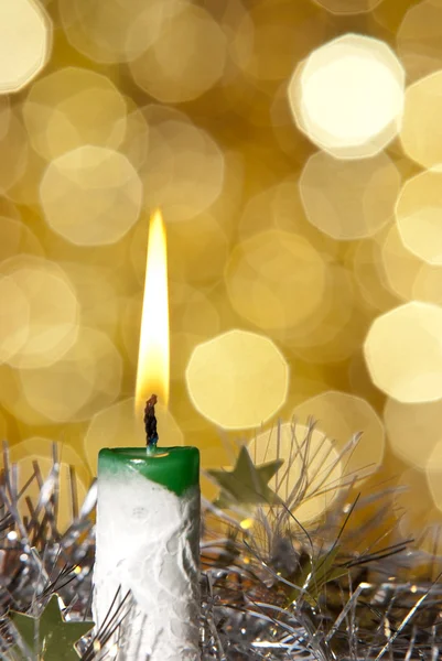 Christmas candle — Stock Photo, Image