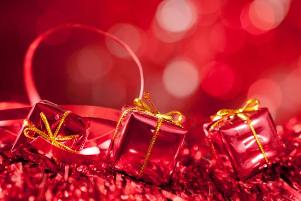 Fundo de Natal vermelho — Fotografia de Stock