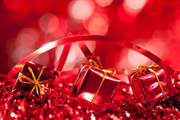 Red christmas background — Stock Photo, Image