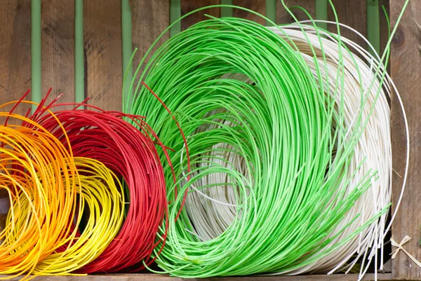 Cordas multicoloridas — Fotografia de Stock