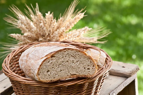 Bodegón con pan — Foto de Stock