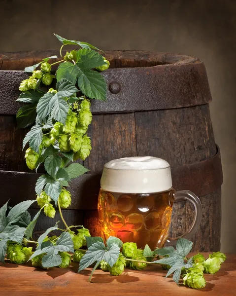 Still life with beer — Stock Photo, Image