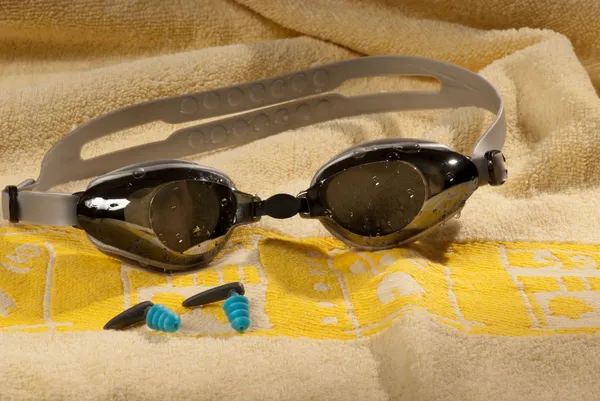 Gafas de natación — Foto de Stock