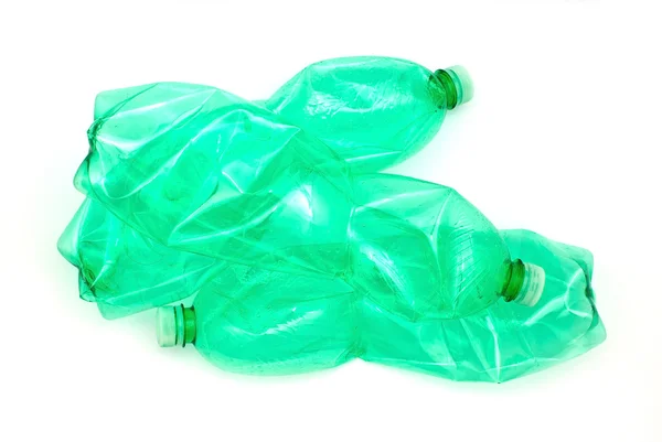 Bottiglie di plastica — Foto Stock
