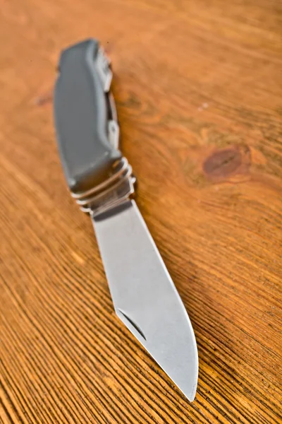 Knife on the desk — Stock Photo, Image