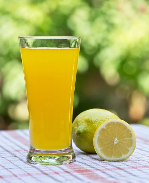 Glas Saft — Stockfoto