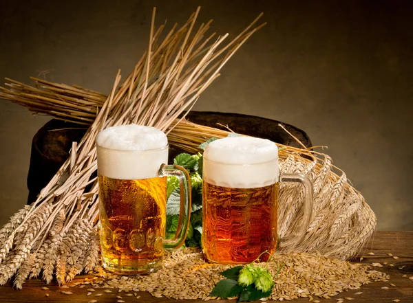 Bierglas — Stockfoto