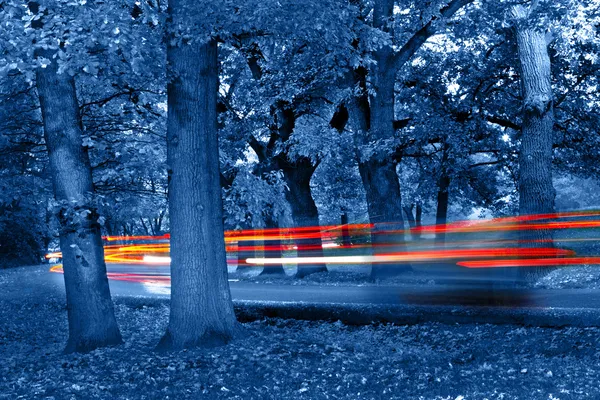 Cars at night — Stock Photo, Image