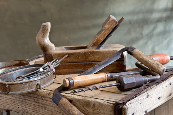 Oude tools — Stockfoto