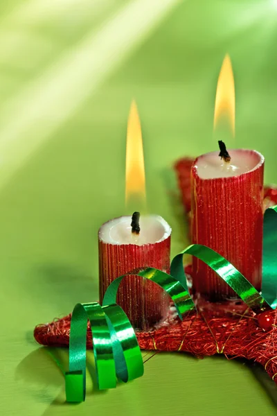 Candele di Natale — Foto Stock