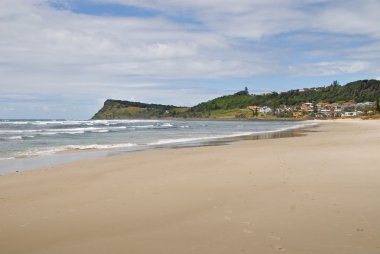 Seven Mile Beach in Lennox Head in Australia clipart