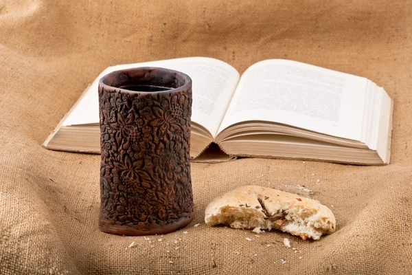 Chalice And Bread — Stock Photo, Image