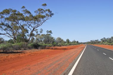 kidman Avustralya'da cobar yolu üzerinden bourke