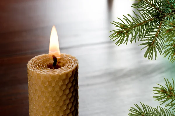 Christmas Candle — Stock Photo, Image