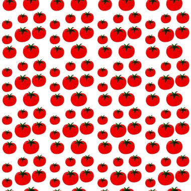 Suluboya taze kırmızı domatesler dikişsiz arkaplan