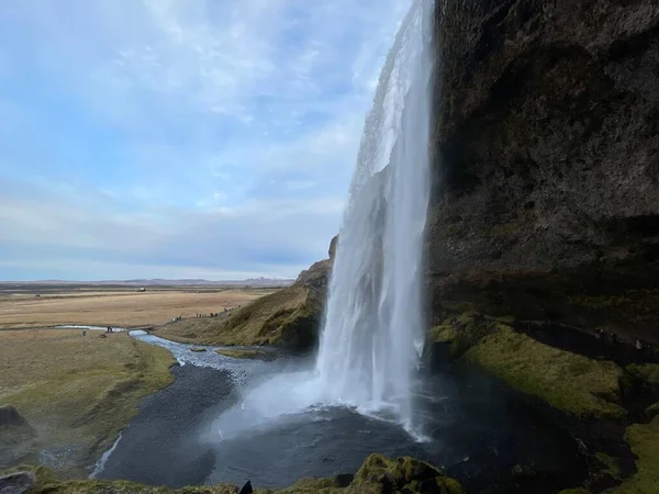 Cascata Nel Sud Dell Islanda — Foto Stock