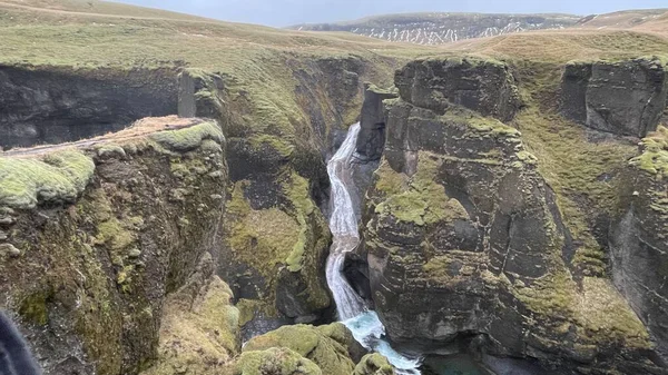 Fjarrgljfur Islandii — Zdjęcie stockowe