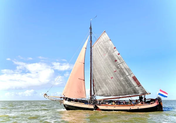 Platbodem Het Ijsselmeer — Φωτογραφία Αρχείου