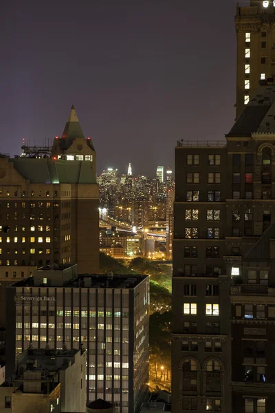 New york per nacht — Stockfoto