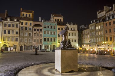 Warsaw - Old town square clipart