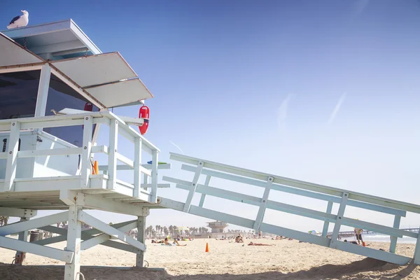 Estação Lifeguard, Venice Beach, Los Angeles, EUA — Fotografia de Stock